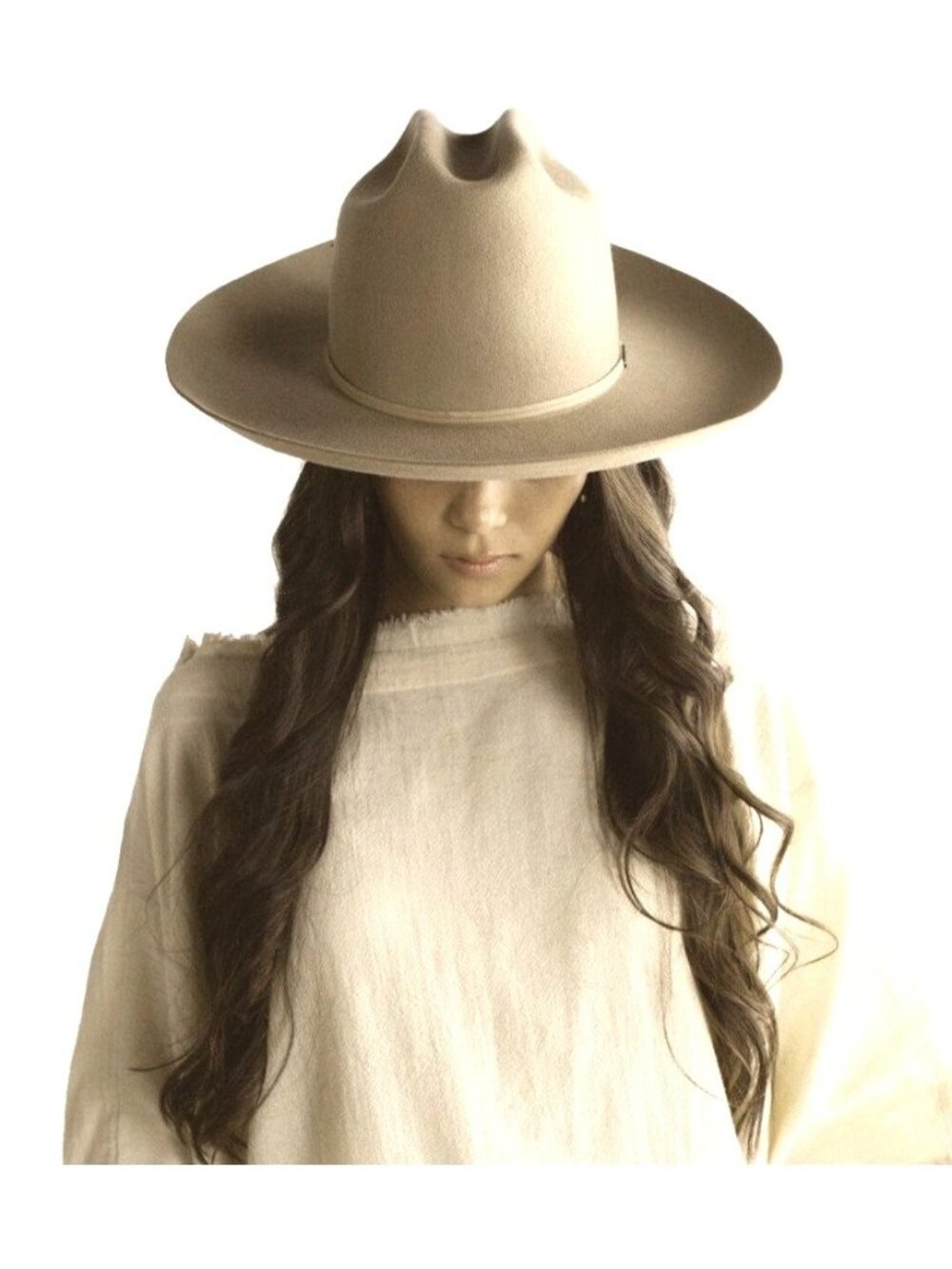 Gigi Pip Ezra Western Hat Cattleman Cowgirl 55cm XS MSRP$136 Worn Once - Picture 5 of 17
